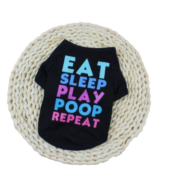 Tea Cup dog shirt Cute small dog clothes XS, Small, Large, X-large Sz Chart - Picture 7 of 7